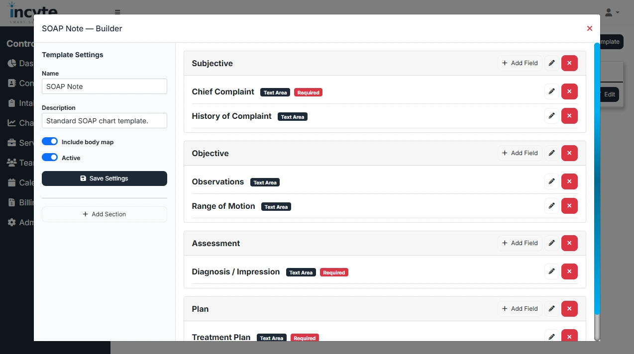 Incyte Chart View